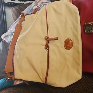 COPY - Dooney and Bourke  tan nylon bag